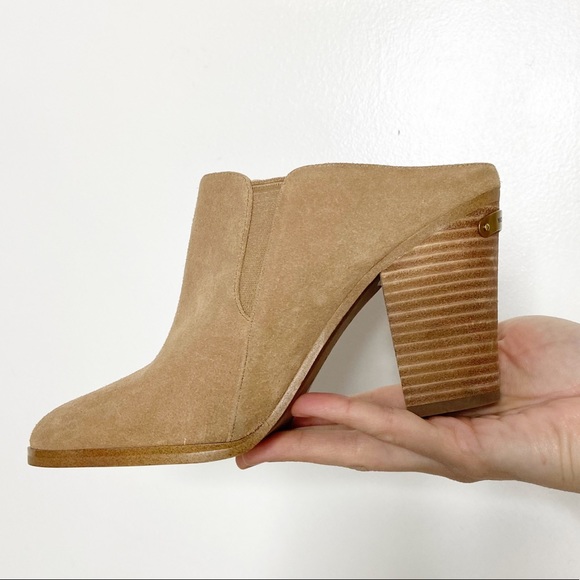 Michael Kors Leather Braden Closed Toe Mules - Picture 5 of 8